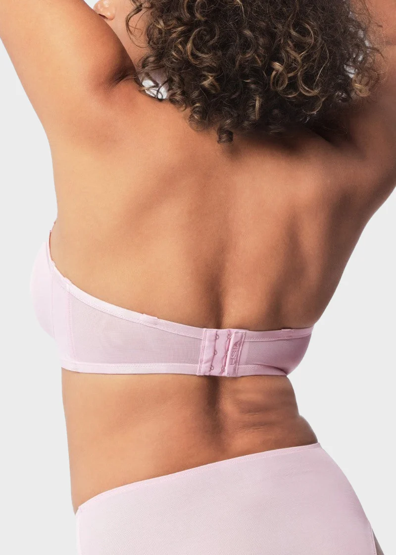 Strapless Mesh Balconette Underwire Bra - Image 15