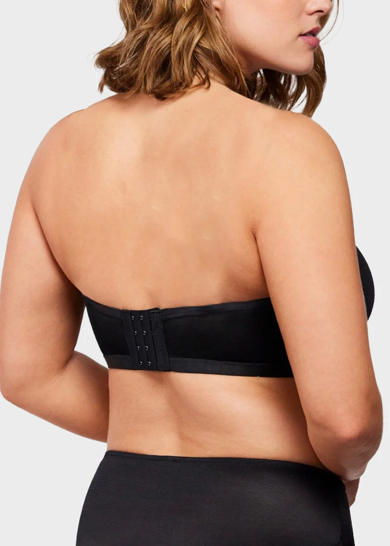 Strapless Mesh Balconette Underwire Bra - Image 6
