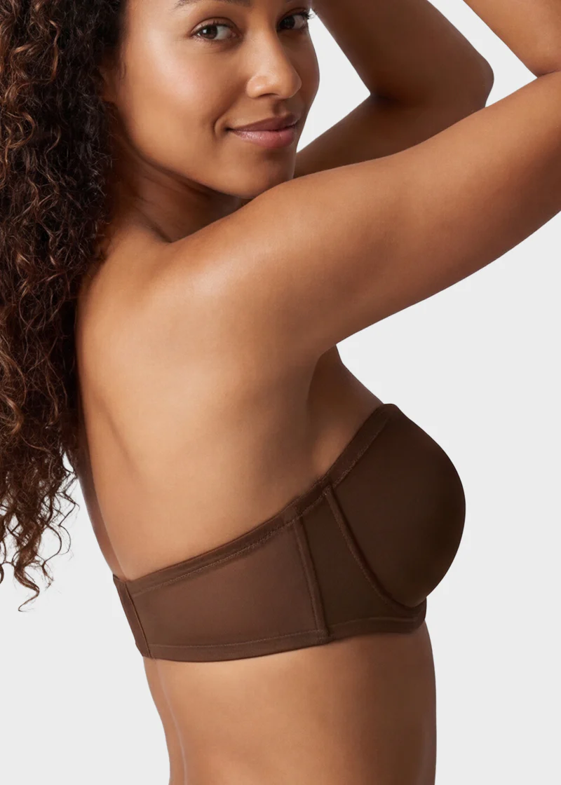 Strapless Mesh Balconette Underwire Bra - Image 8