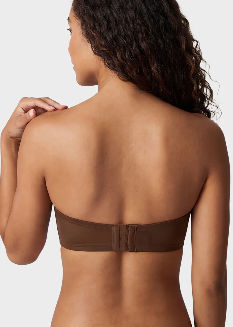 Strapless Mesh Balconette Underwire Bra - Image 9