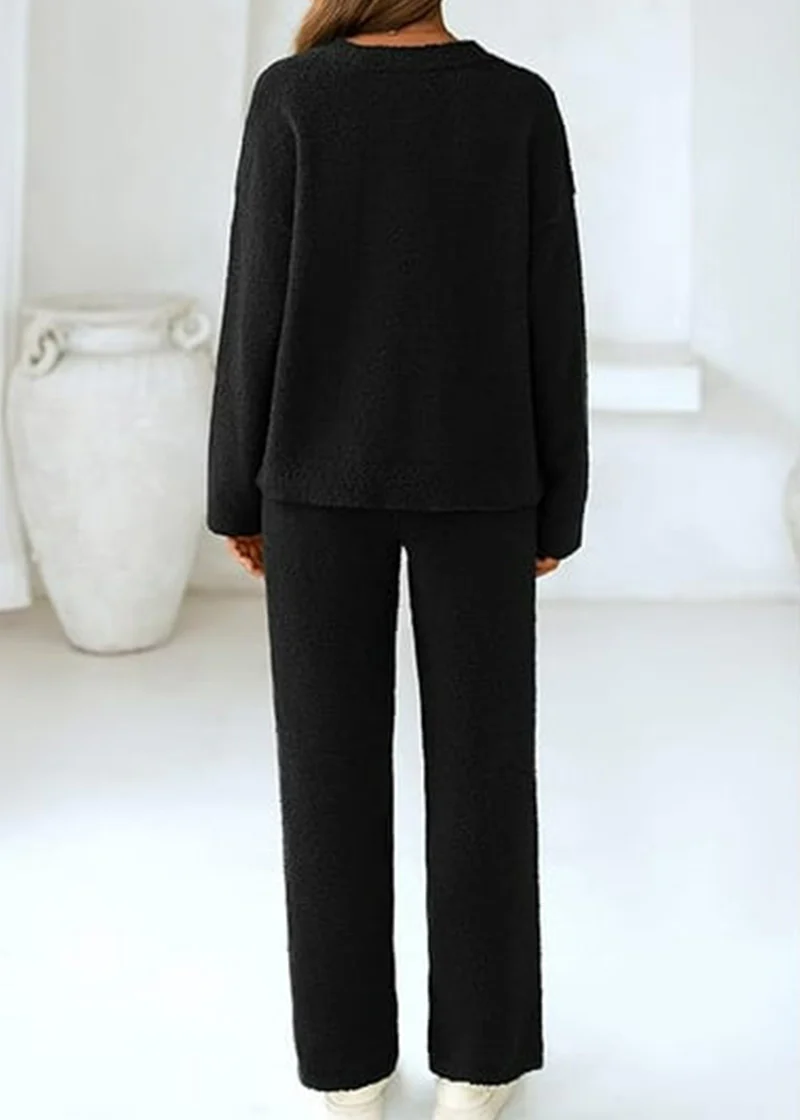 Teddy 2-Piece V-Neck Lounge Set - Image 14