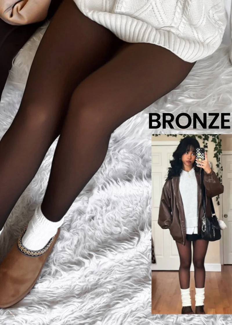 Translucent Fleece Lined Tights - Image 9