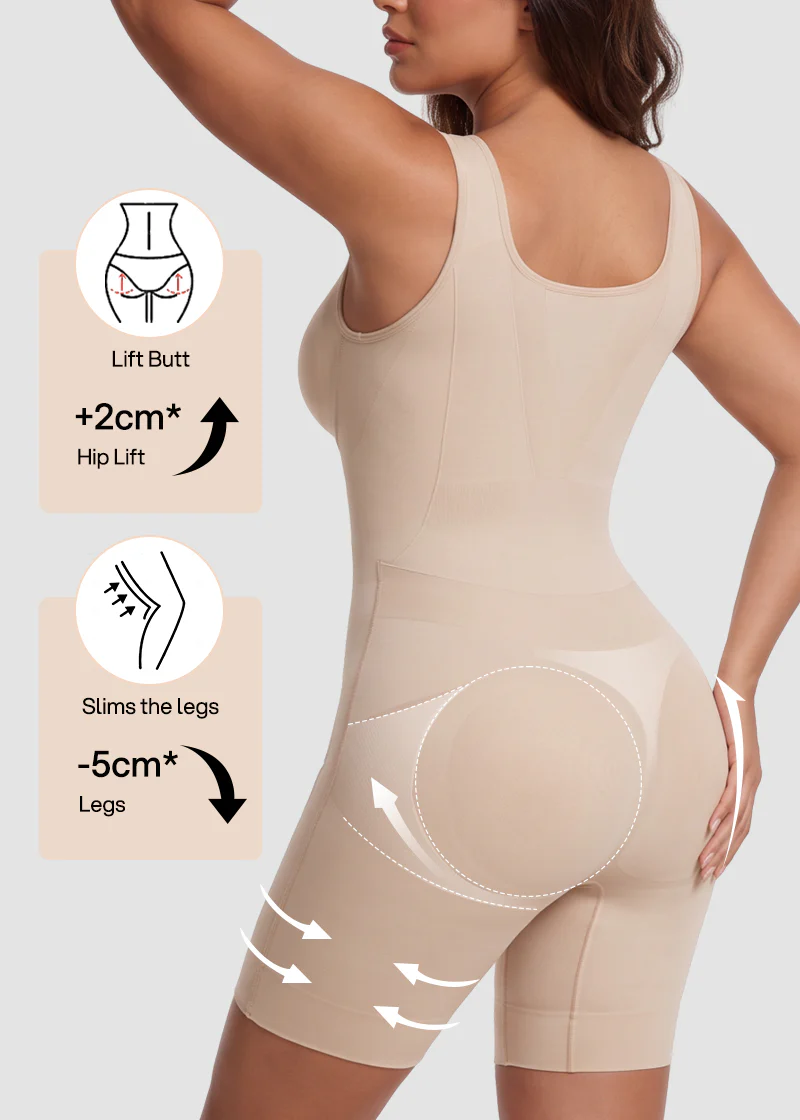 Tummy Control Butt Lifter Faja Bodysuit – Back Support Shapewear - Image 15