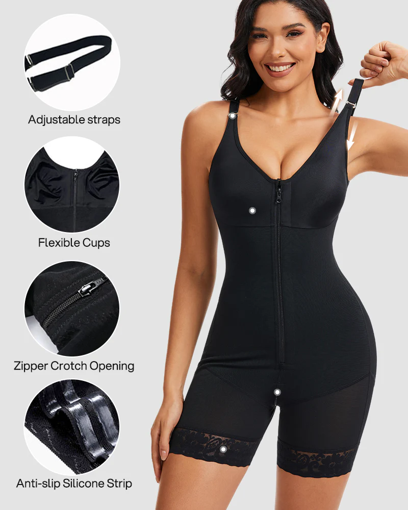 Tummy Control Butt Lifter Shaper with Zipper Crotch Fajas Colombianas - Image 11
