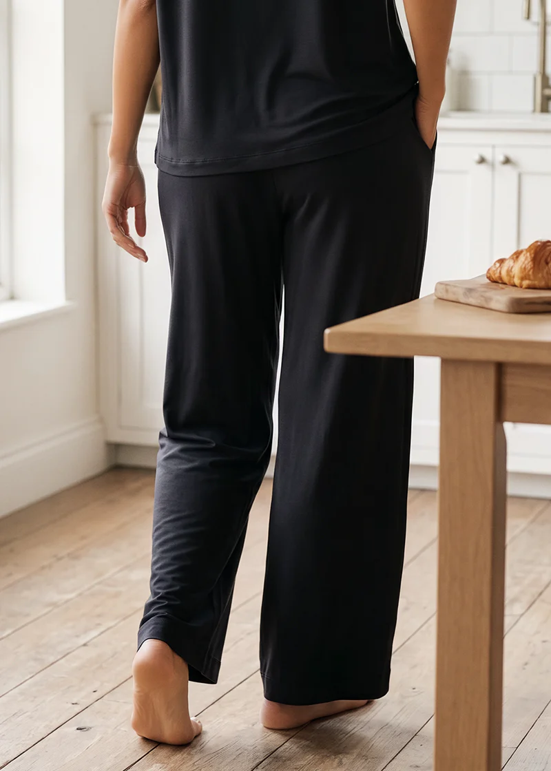 Women's Breathable Pajama Set with T-Shirt & Pocket Pants - Image 22