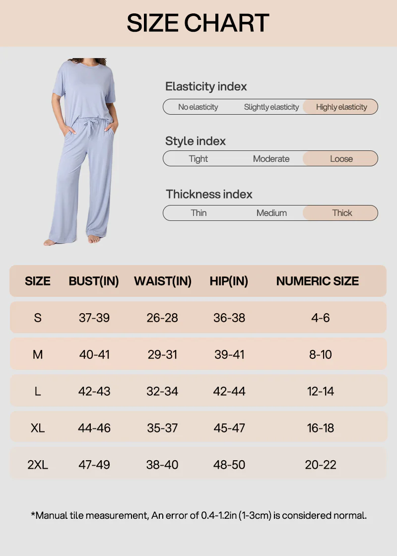 Women's Breathable Pajama Set with T-Shirt & Pocket Pants - Image 23