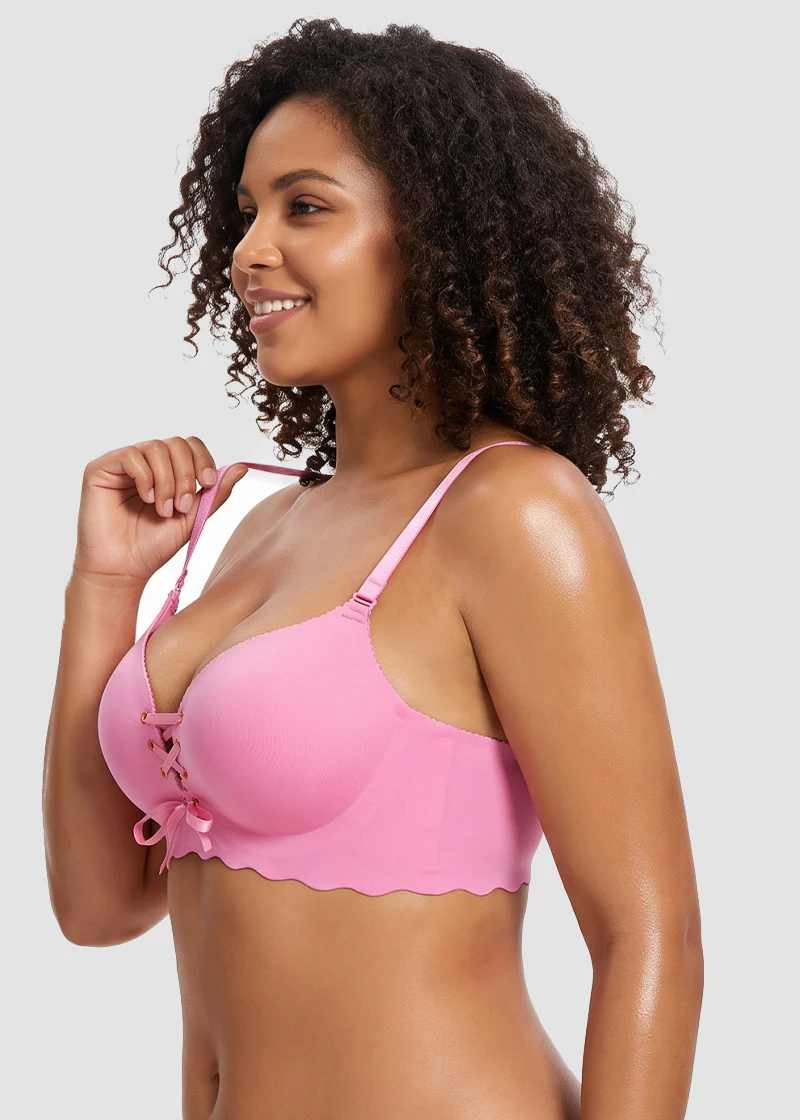 Women's Drawstring Push-Up Comfort Bra - Image 3
